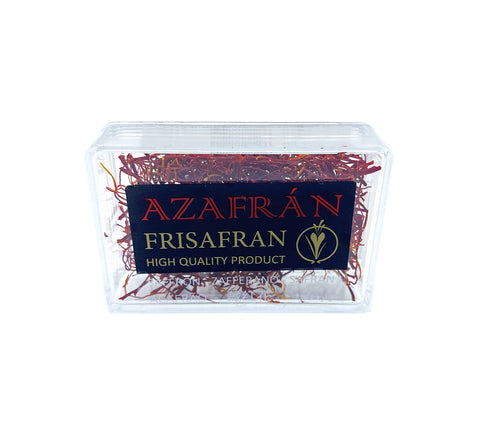 FRISAFRAN | Azafrán español en hebra 0,5g | Azafrán en Hebras | especia de azafran | Especia para cocinar | Azafrán en Polvo | azafrán tradicional | Azafrán en Sobres | 100% natural | azafrán puro