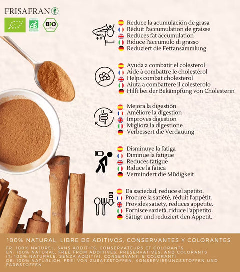 Beneficios de la canela ceylan en polvo 