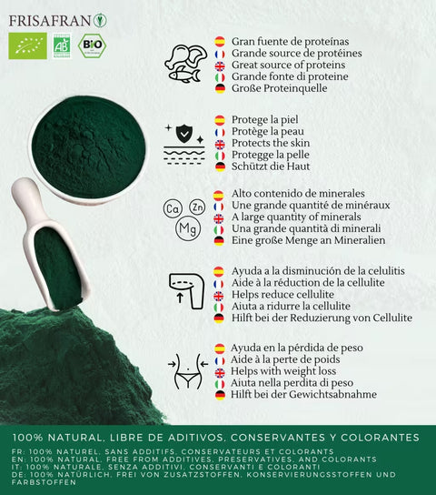 Espirulina en Polvo Ecológica