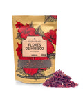 Infusión de hibisco ecológica a granel, presentación de 200 gramos