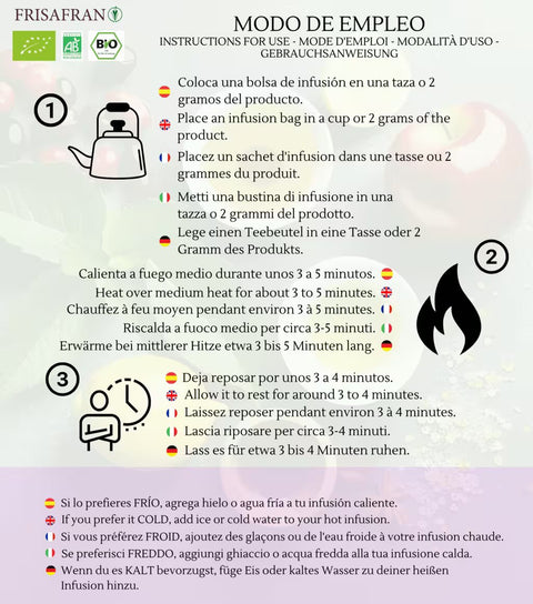 Infusión Oolong Ecológico en pirámides