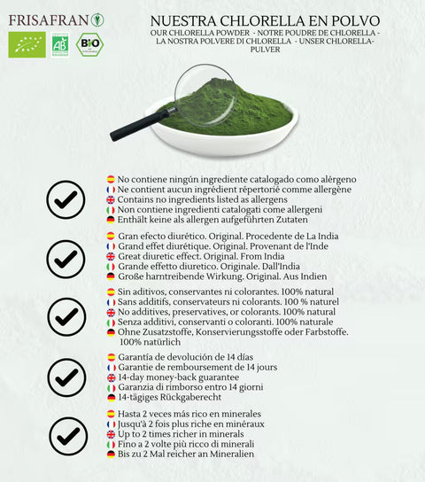 Chlorella Ecológica en Polvo