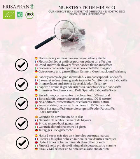 Infusion d'Hibiscus en Pyramides Bio