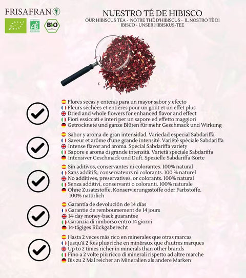 Infusion d'Hibiscus Bio en Vrac 